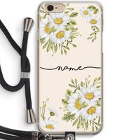 Daisies: iPhone 6 / 6S Transparant Hoesje met koord