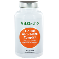 VitOrtho C-1000 Ascorbaten Complex Tabletten 90st - thumbnail