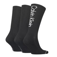 Calvin Klein Heren Sokken Athleisure 3-pack Zwart-One Size (40-46) - thumbnail