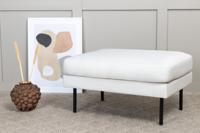 Nohr Hocker 'Bladimir' kleur Off White Nohr Hocker 'Bladimir' kleur Off White