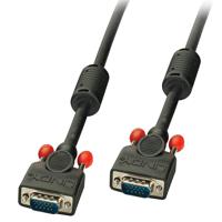 LINDY 36379 VGA-kabel VGA Aansluitkabel VGA-stekker 15-polig, VGA-stekker 15-polig 20.00 m Zwart - thumbnail