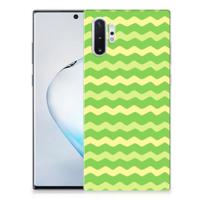 Samsung Galaxy Note 10 Plus | TPU bumper | Waves Green