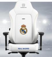 noblechairs Hero Real Madrid Edition PC-gamestoel Gestoffeerde gevoerde zitting Wit - thumbnail