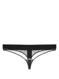 Palm Angels string à bande logo - Noir