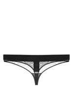 Palm Angels string à bande logo - Noir