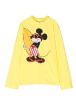 MC2 Saint Barth Kids t-shirt Mickey Mouse à manches longues - Jaune