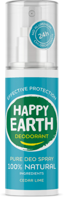 100% Natural Deo Spray Cedar Lime