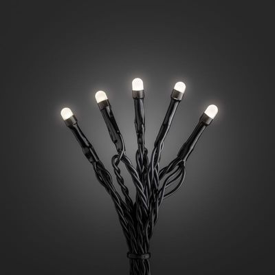 Mini LED kerstverlichting voor binnen 120 lampjes mat warm wit 29 meter
