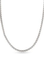 David Yurman collier Box Chain en or 14ct et argent sterling