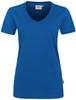 Hakro 181 Women's V-neck shirt MIKRALINAR® - Royal Blue - 5XL