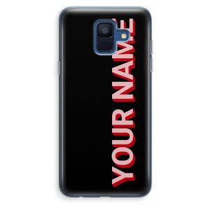 Namecase: Samsung Galaxy A6 (2018) Transparant Hoesje