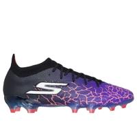 Skechers SKX_1.5 Elite Gras Voetbalschoenen (FG) Paars Zwart Oranje Zilver