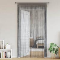 VidaXL Draadgordijnen 2 st antraciet 100x250 cm