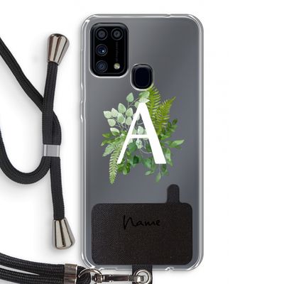Green Brush: Samsung Galaxy M31 Transparant Hoesje met koord