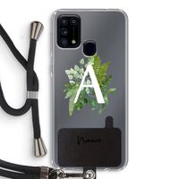Green Brush: Samsung Galaxy M31 Transparant Hoesje met koord