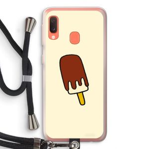 Frisco: Samsung Galaxy A20e Transparant Hoesje met koord