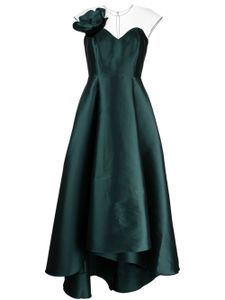 Sachin & Babi robe en satin Blakely à coupe longue - Vert