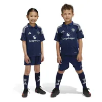 Manchester United Minikit Uit 2024/2025 - Maat 110 - Kleur: Donkerblauw | Soccerfanshop
