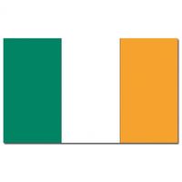 Gevelvlag/vlaggenmast vlag Ierland 90 x 150 cm   -