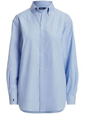 Polo Ralph Lauren chemise à logo brodé - Bleu