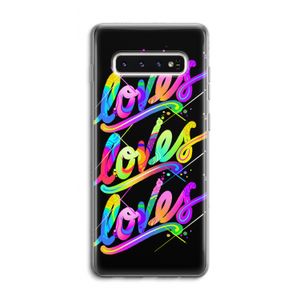 Loves: Samsung Galaxy S10 4G Transparant Hoesje