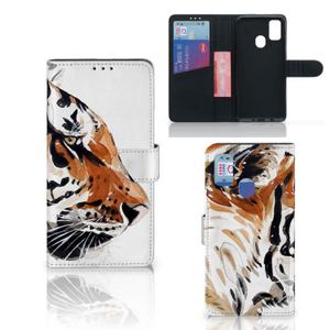 Hoesje Samsung Galaxy M21 | M30s Watercolor Tiger