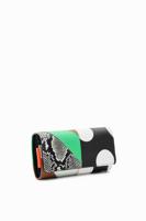 Grote portemonnee met patch - BLACK - U