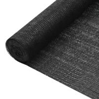 VidaXL Privacy net zwart 2x50 m hdpe 75 g/m²