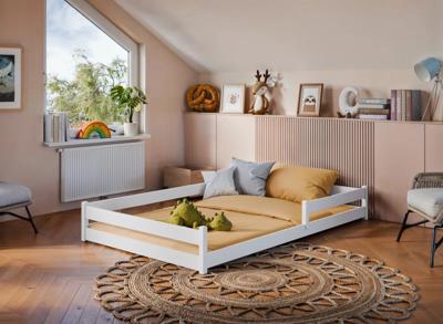 Vloerbed Fin - Wit - Direct Leverbaar!