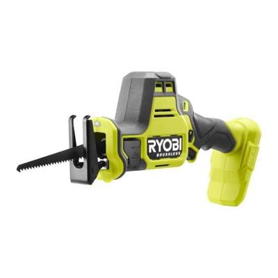 1-hands reciprozaag - RYOBI - Borstelloos - 18V - Compact - 0-3.000 cp/min - 16 mm zaagbladslag - 90 mm houtcapaciteit