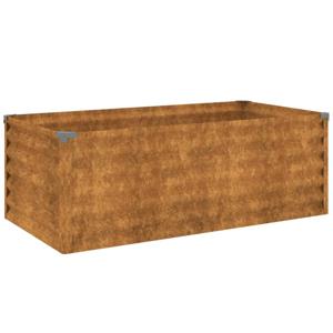 vidaXL Plantenbak verhoogd 100x50x36 cm cortenstaal