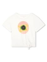 Chloé Kids t-shirt en coton biologique à imprimé graphique - Blanc