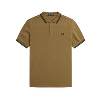 Fred Perry - Twin Tipped Poloshirt - Shaded Stone - thumbnail