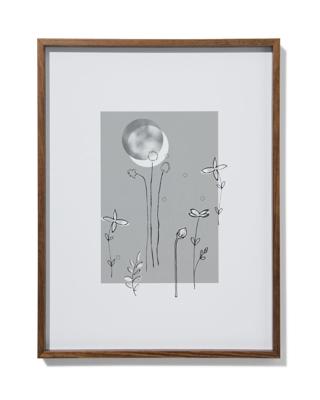 HEMA Fotolijst 30x40cm Notenkleur Massief Hout (hout)