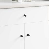 Kastknoppen 12 pcs Zwart M4 x 12 mm IJzer