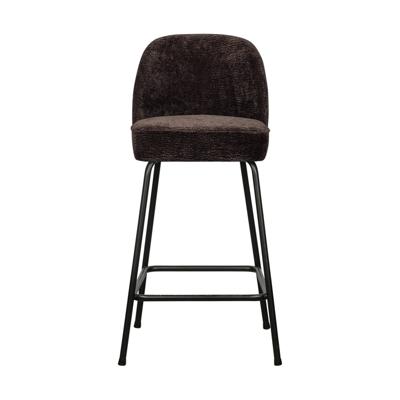 BePureHome Vogue barkruk H65 chenille donkerbruin