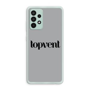Topvent Grijs Zwart: Samsung Galaxy A52s 5G Transparant Hoesje