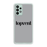 Topvent Grijs Zwart: Samsung Galaxy A52s 5G Transparant Hoesje Topvent Grijs Zwart: Samsung Galaxy A52s 5G Transparant Hoesje