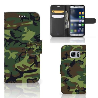 Samsung Galaxy S7 | Telefoon Hoesje | Army Dark