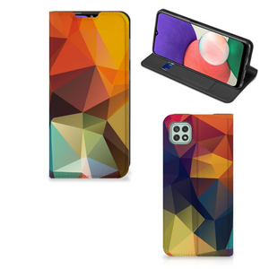 Samsung Galaxy A22 5G Stand Case Polygon Color