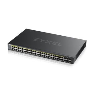 Zyxel GS2220-50HP-EU0101F netwerk-switch Managed L2 Gigabit Ethernet (10/100/1000) Power over Ethernet (PoE) Zwart