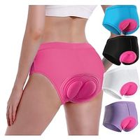 21Grams Dames Wielrenondershorts Fietsondergoed Fietsen Ondergoedshorts Gewatteerde shorts Bergracen Wegwielrennen Sport 3D-pad Ademend Beperkt bacterieën Vermindert schuren Roze / roze Zwart Kleding Lightinthebox - thumbnail