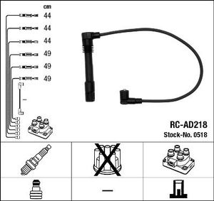 Bougiekabelset RCAD218