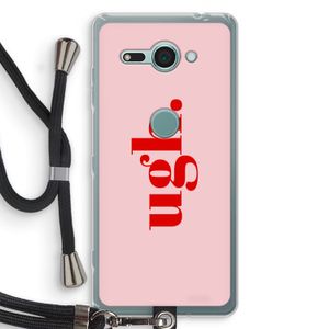 Ugh: Sony Xperia XZ2 Compact Transparant Hoesje met koord