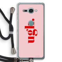 Ugh: Sony Xperia XZ2 Compact Transparant Hoesje met koord