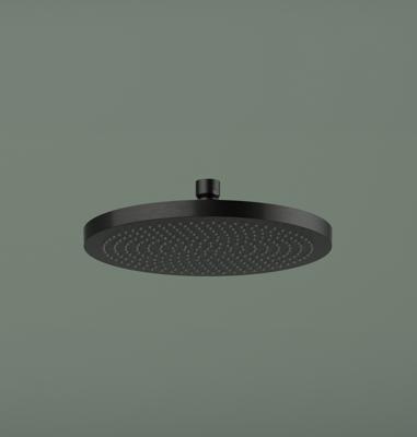 Hoofddouche Hotbath Ace Rond 23 cm Geborsteld Zwart PVD