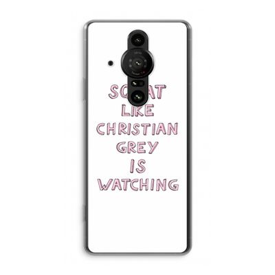 Christian Grey: Sony Xperia Pro-I Transparant Hoesje