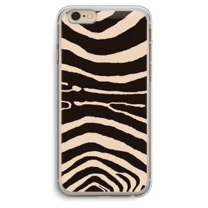 Arizona Zebra: iPhone 6 Plus / 6S Plus Transparant Hoesje