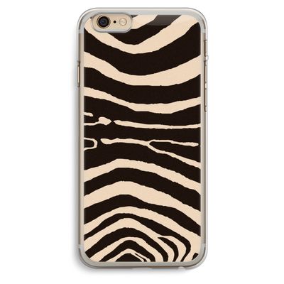 Arizona Zebra: iPhone 6 Plus / 6S Plus Transparant Hoesje