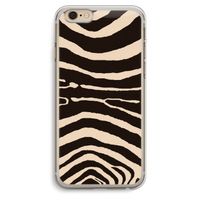 Arizona Zebra: iPhone 6 Plus / 6S Plus Transparant Hoesje
